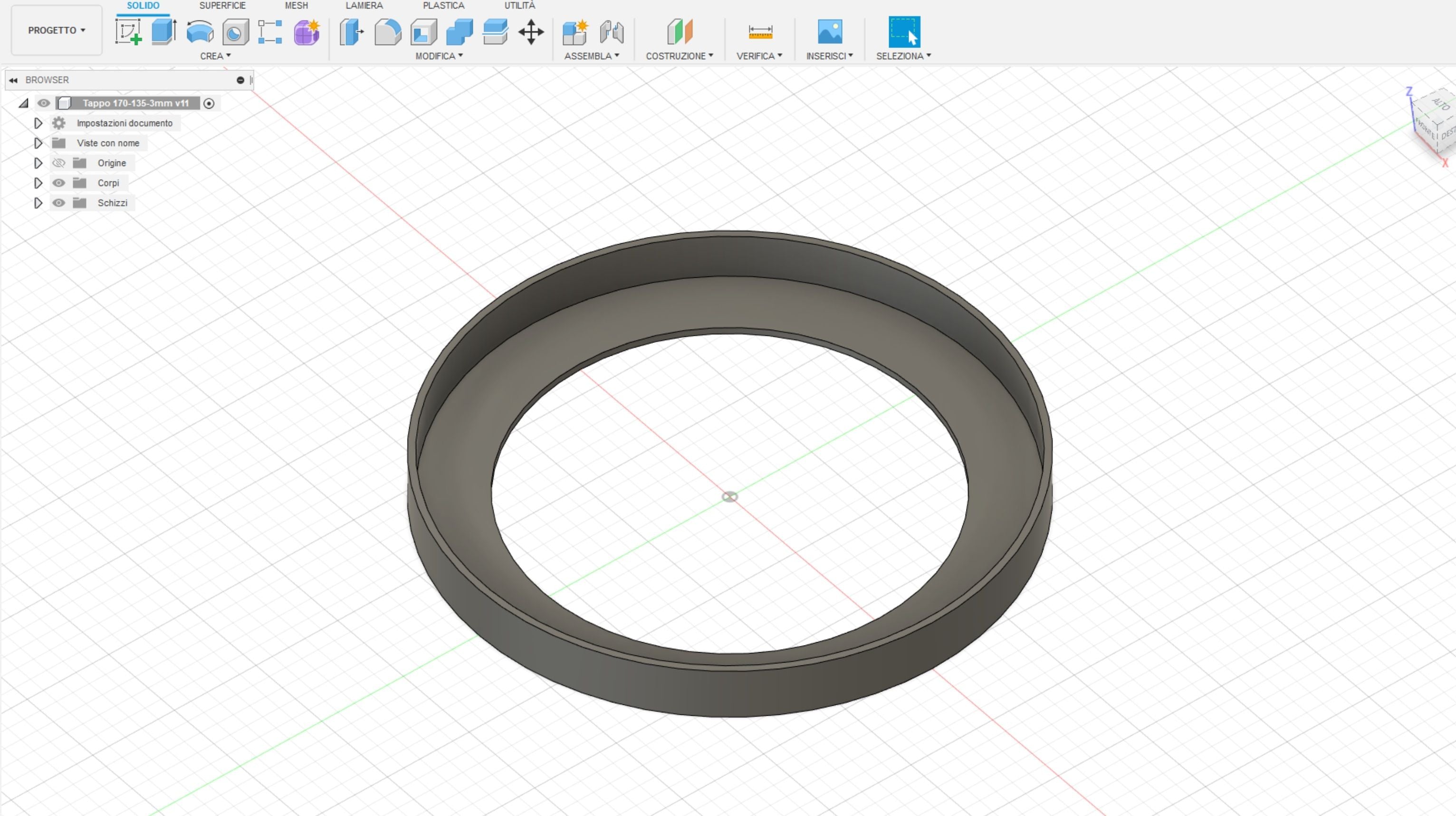 Take Pro Filtro Solare in Astrosolar Baader con Telaio Stampato in 3D