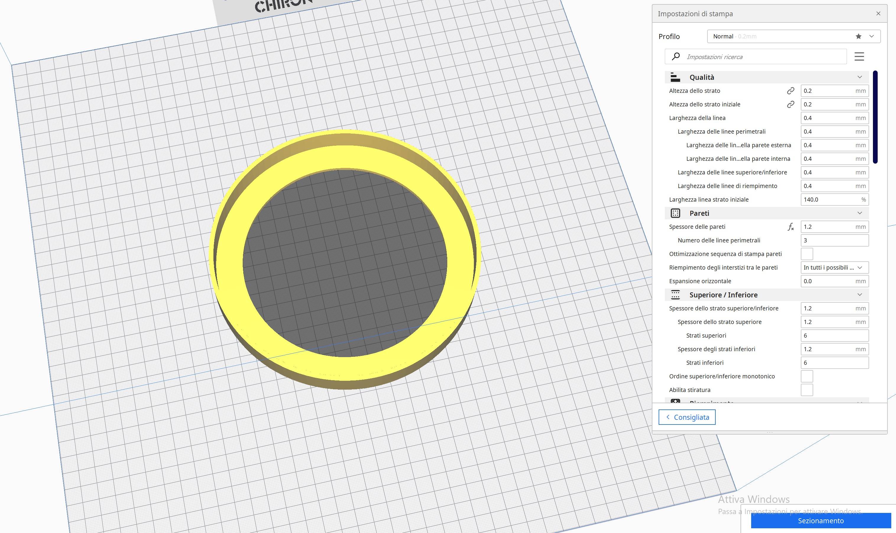 Take Pro Filtro Solare in Astrosolar Baader con Telaio Stampato in 3D