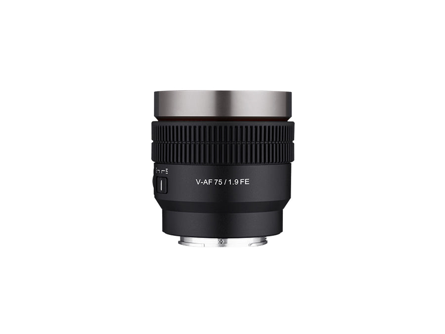 Samyang V-AF 75mm T1.9 FE (per Sony) - Garanzia Fowa Italia