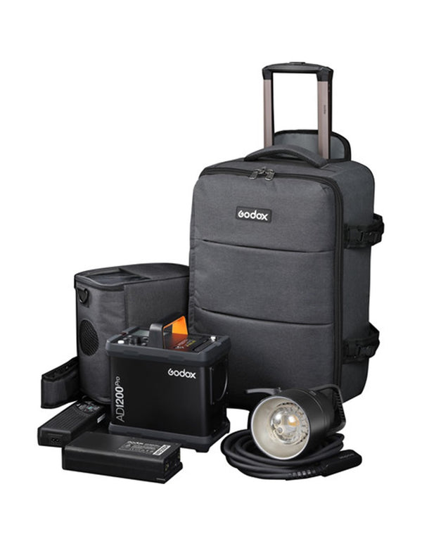 Godox AD1200 Pro Flash TTL da studio professionale con batteria e trolley attacco bowens