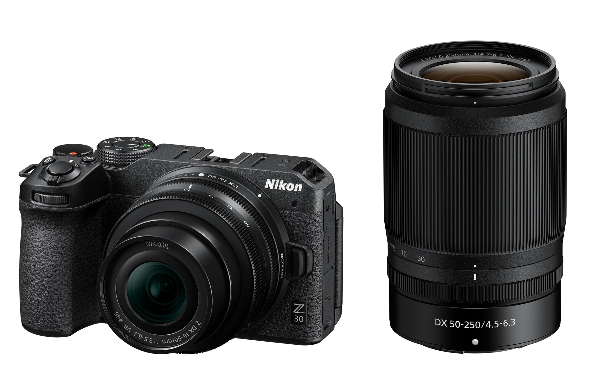 Nikon Fotocamera Z30 + Obiettivo Z DX 16-50 + DX 50-250 VR - GARANZIA NITAL 4 ANNI ITALIA