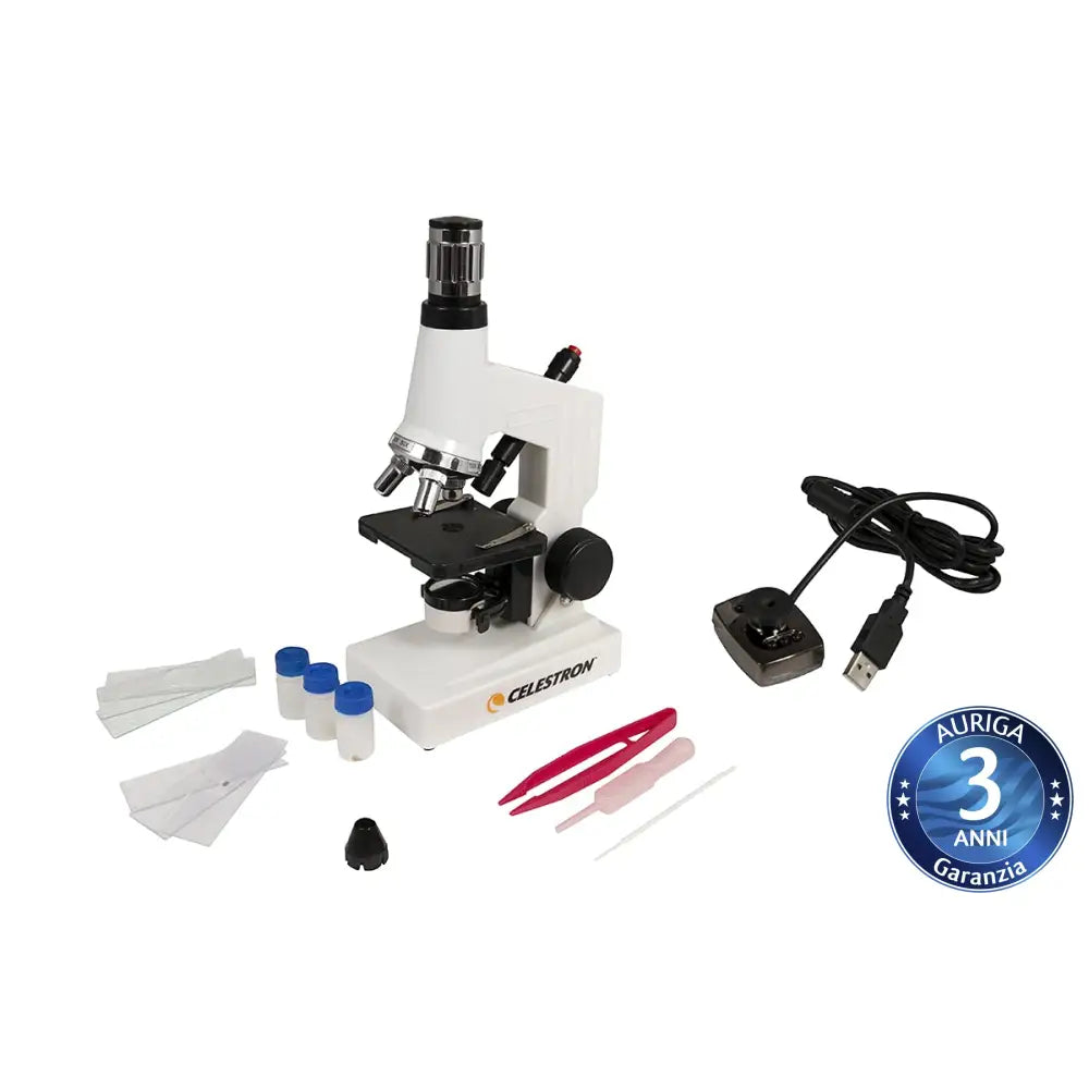 Celestron Kit Microscopio Biologico Con Webcam