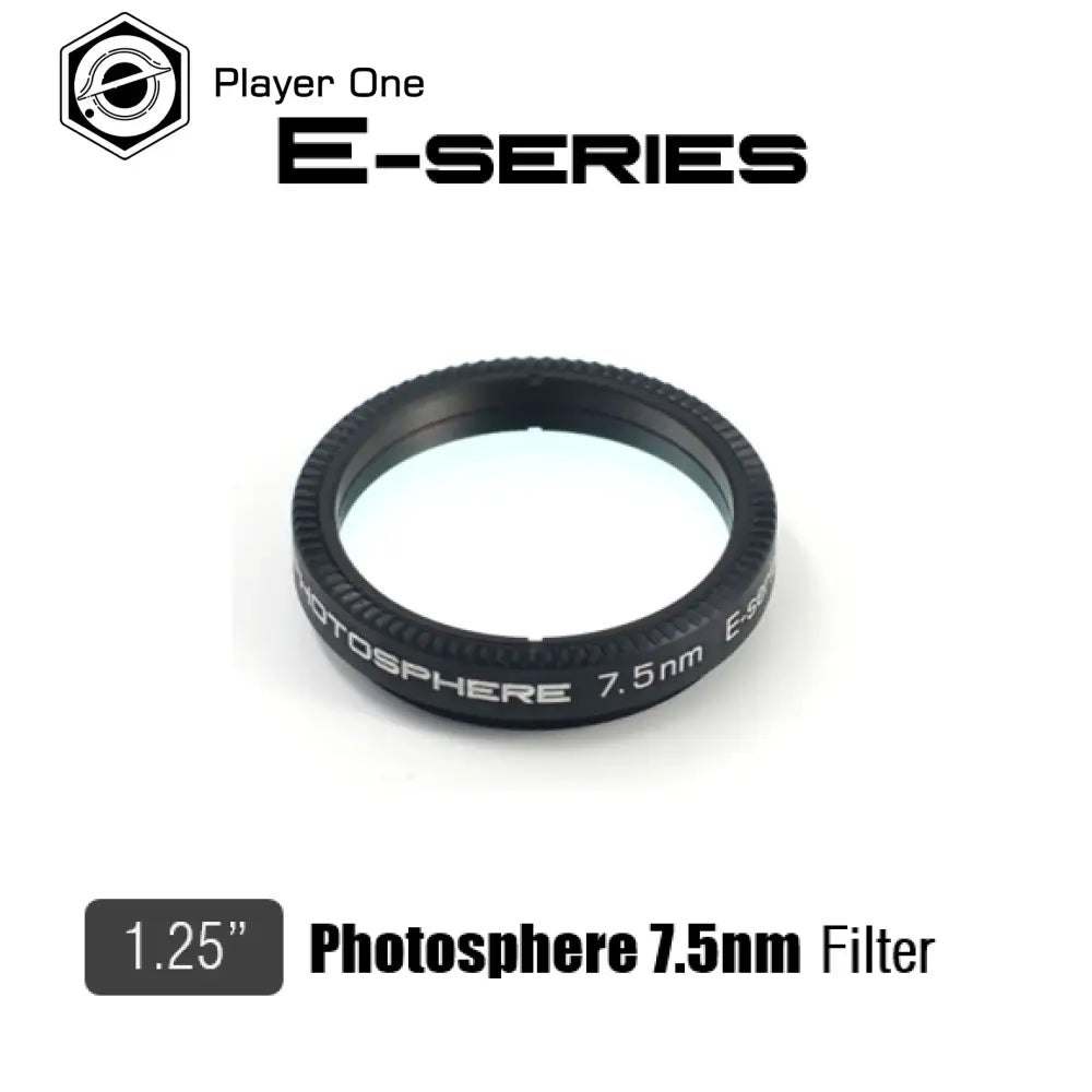 Filtro Player One Astronomy Photosphere 7.5 Nm S-Series 1.25’ / 31.8 Mm Montato In Cella