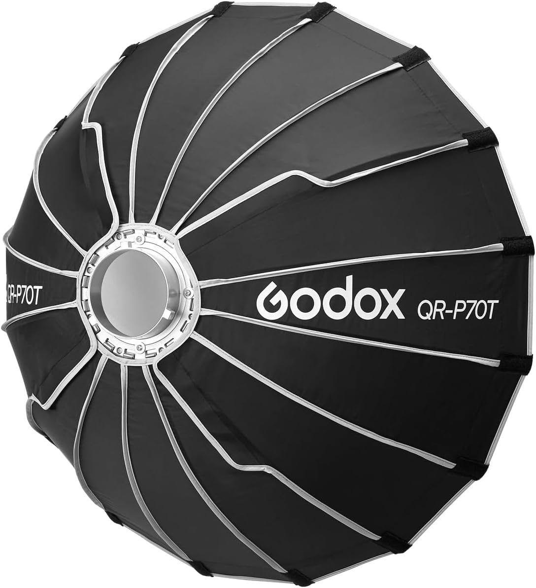 GODOX QR-P70T Softbox Parabolico con Griglia a Nido d’Ape,70cm attacco Bowens