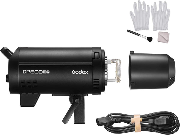 Godox DP800III-V Flash studio aggiornato Potenza 800 Ws GN126 5600 ± 200 K wireless 2.4G integrato.