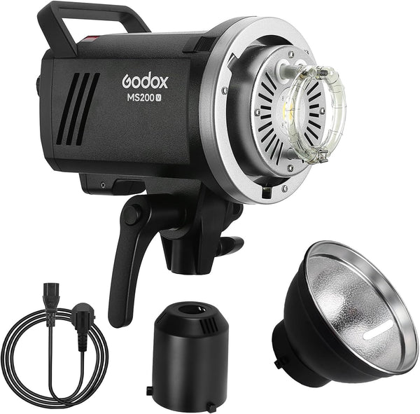 Godox MS200V 200W Studio Flash aggiornato LED lampada di modellazione, GN53,2.4G Wireless X System 