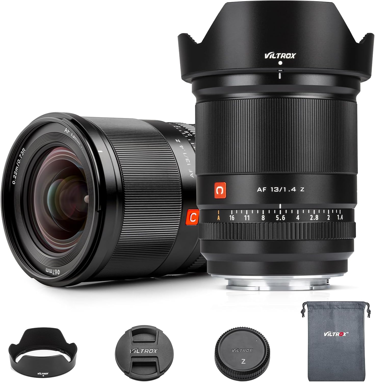 VILTROX 13mm F1.4 Obiettivo Messa a fuoco Wide Angle Automatica APS-C per Nikon Z Mount Lenses