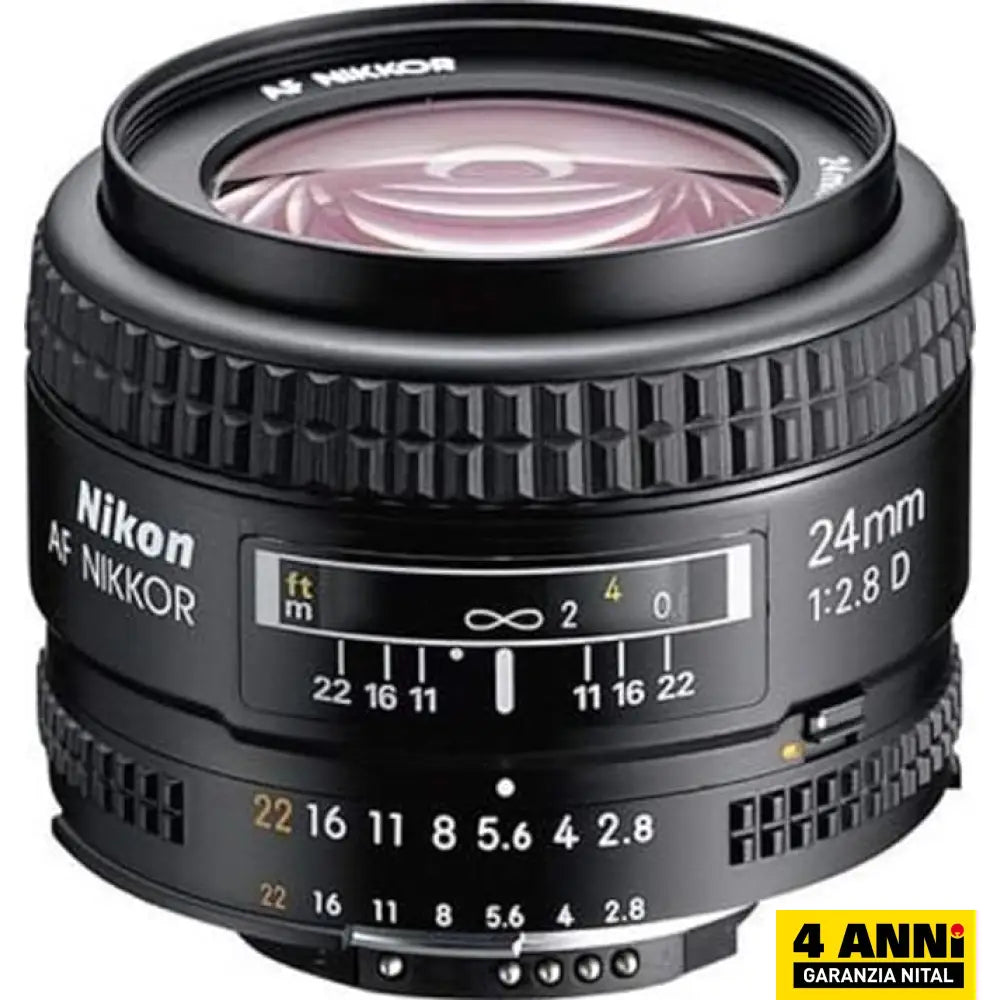 Nikon Obiettivo Af Nikkor 24Mm F/2.8D - Garanzia Nital 4 Anni Italia