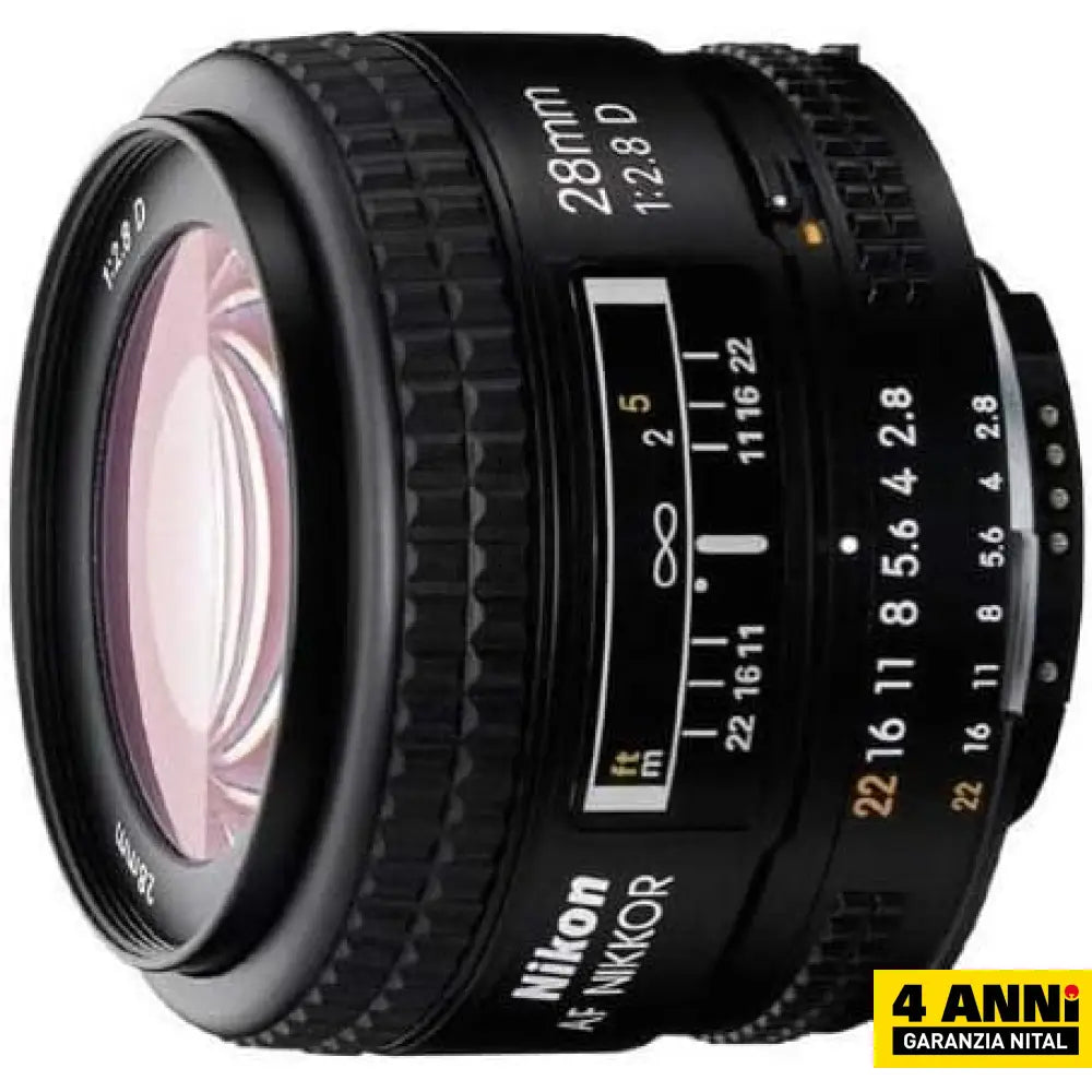 Nikon Obiettivo Af Nikkor 28Mm F/2.8D - Garanzia Nital 4 Anni Italia