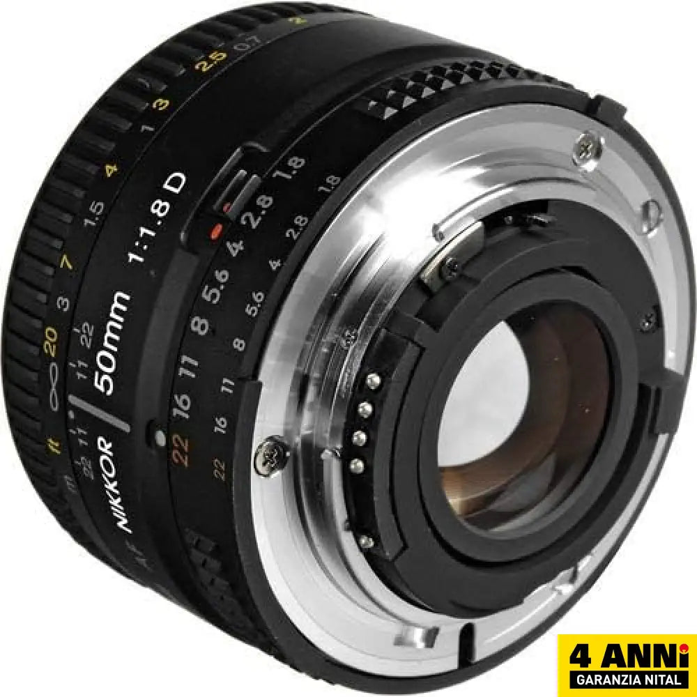 Nikon Obiettivo Af Nikkor 50Mm F/1.8D - Garanzia Nital 4 Anni Italia