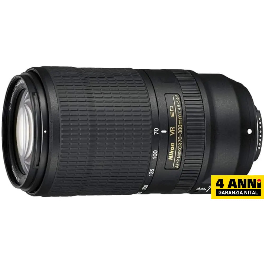 Nikon Obiettivo Af-P 70-300Mm F/4.5-5.6E Ed Vr - Garanzia Nital 4 Anni Italia