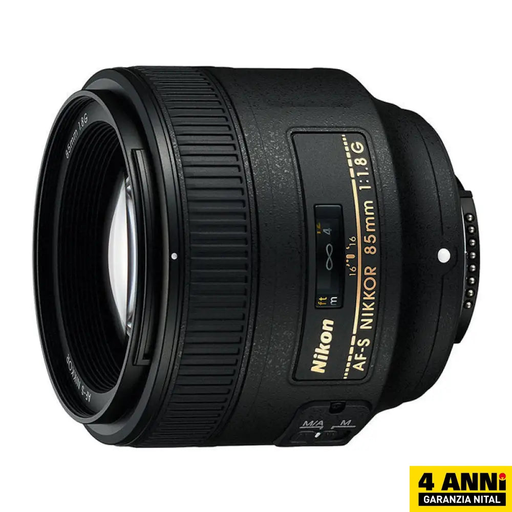 Nikon Obiettivo Af-S Nikkor 85Mm F/1.8G - Garanzia Nital 4 Anni Italia