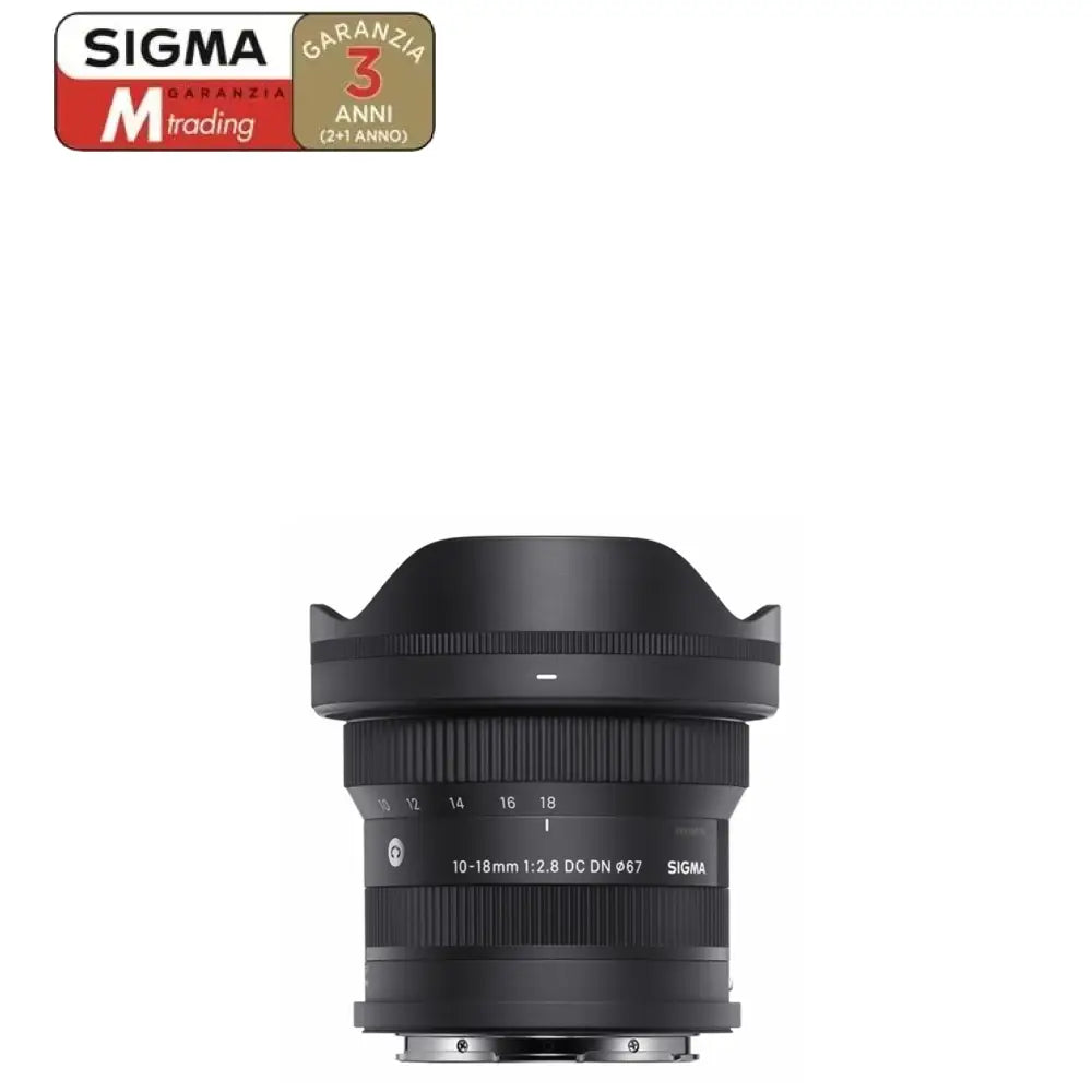 Sigma Obiettivo 10-18Mm F/2.8 (C) Af Dc Dn E-Mount (Se System) Mirrorless